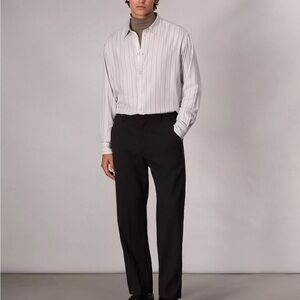 Rag & Bone NWT Matthew Shirt White & Black Stripe